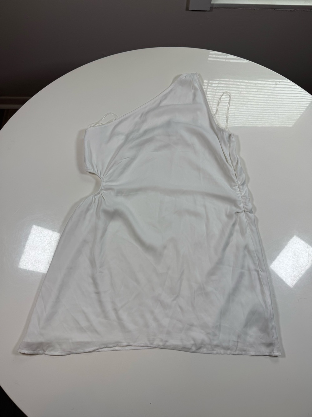 Asymmetrical American Eagle White Dress